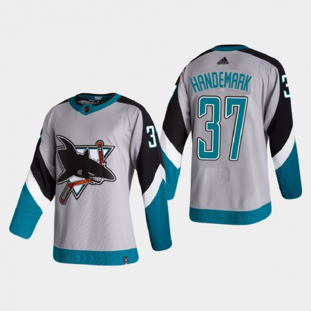 Herren Eishockey San Jose Sharks Trikot Frederik Handemark 37 2020-21 Reverse Retro Authentic